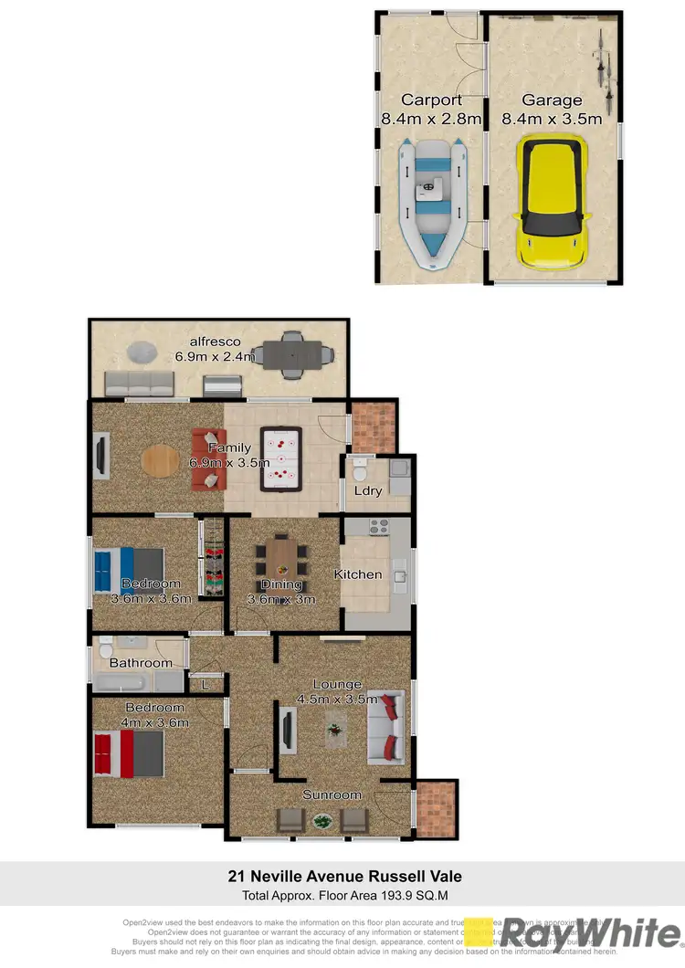 Floorplan of Homely house listing, 21 Neville Avenue, Russell Vale NSW 2517