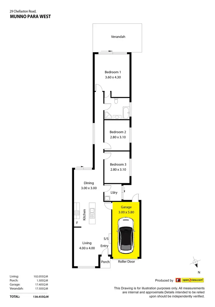 Floorplan of Homely house listing, 29 Chellaston Road, Munno Para West SA 5115