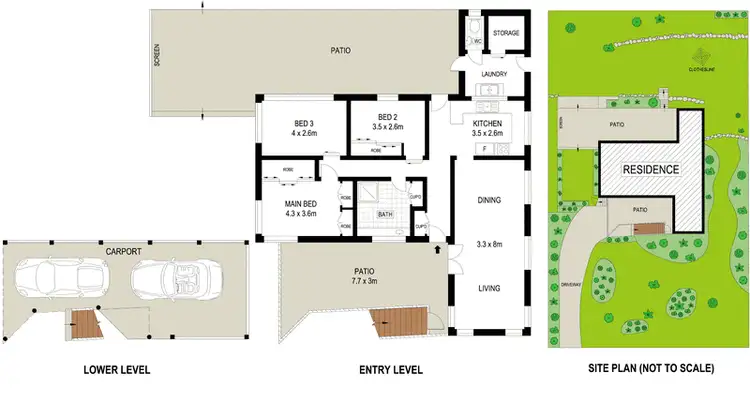 Floorplan of Homely house listing, 3 Chubb Street, Belgian Gardens QLD 4810