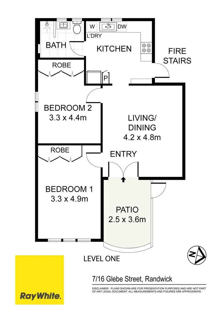 Floorplan of Homely apartment listing, 7/16 Glebe Street, Randwick NSW 2031
