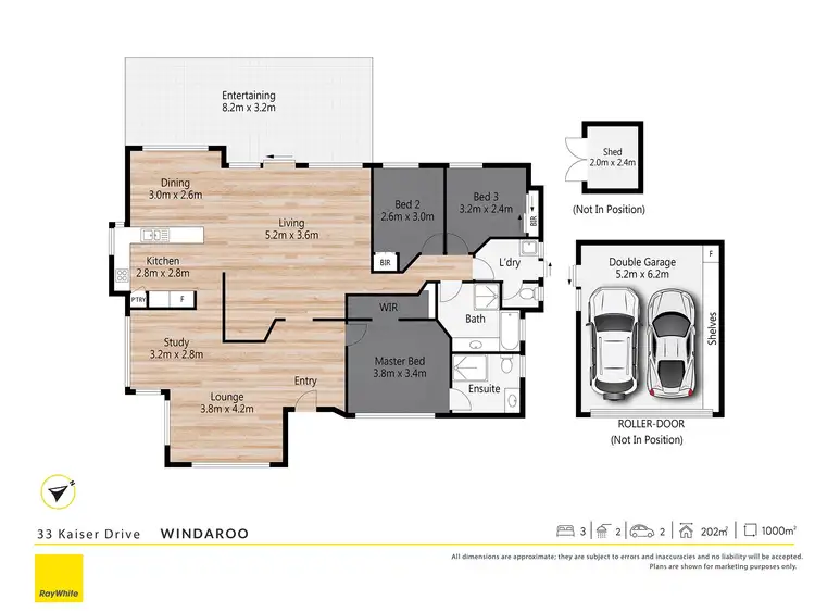 Floorplan of Homely house listing, 33 Kaiser Drive, Windaroo QLD 4207