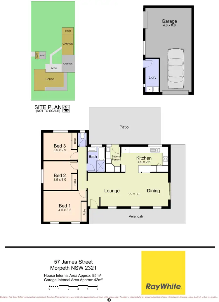 Floorplan of Homely house listing, 57 James Street, Morpeth NSW 2321