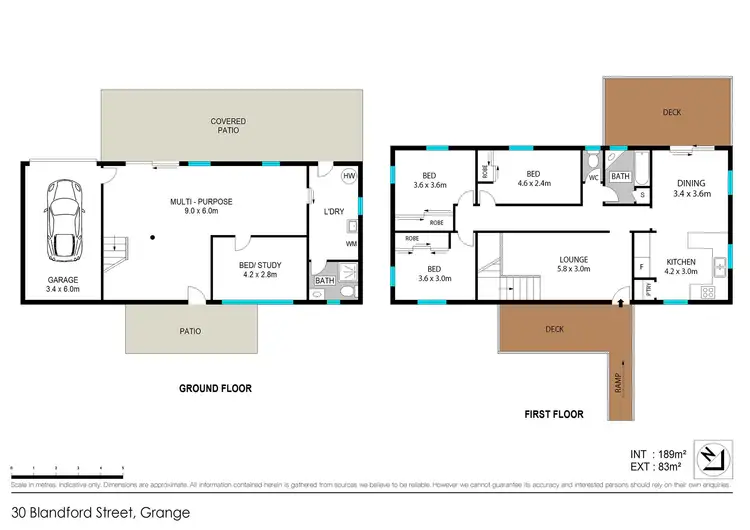 Floorplan of Homely house listing, 30 Blandford Street, Grange QLD 4051