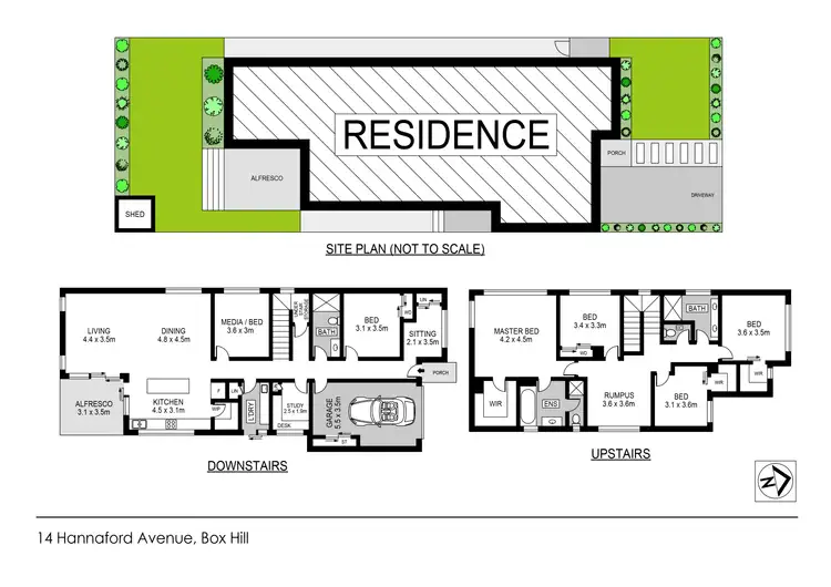 Floorplan of Homely house listing, 14 Hannaford Avenue, Box Hill NSW 2765