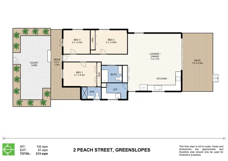 Floorplan of Homely house listing, 2 Peach Street, Greenslopes QLD 4120