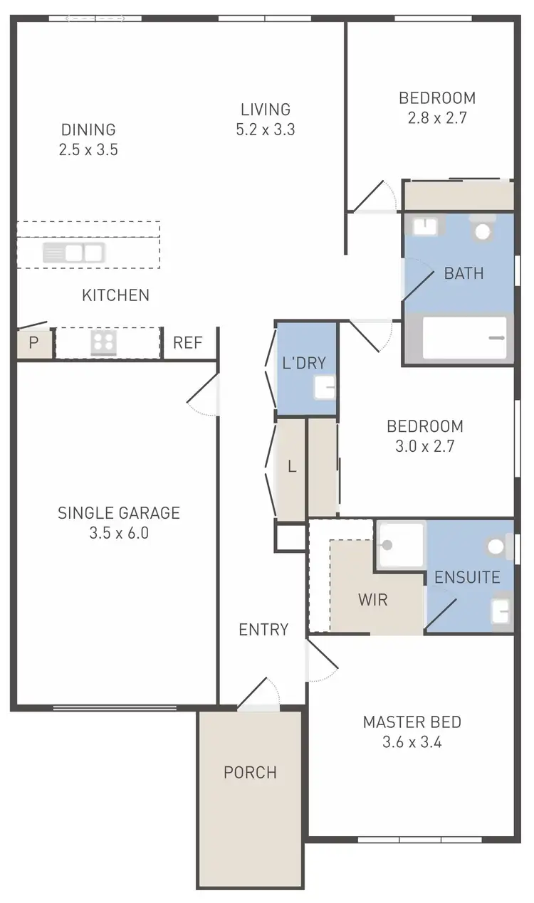Floorplan of Homely house listing, 23 Harogen Drive, Werribee VIC 3030
