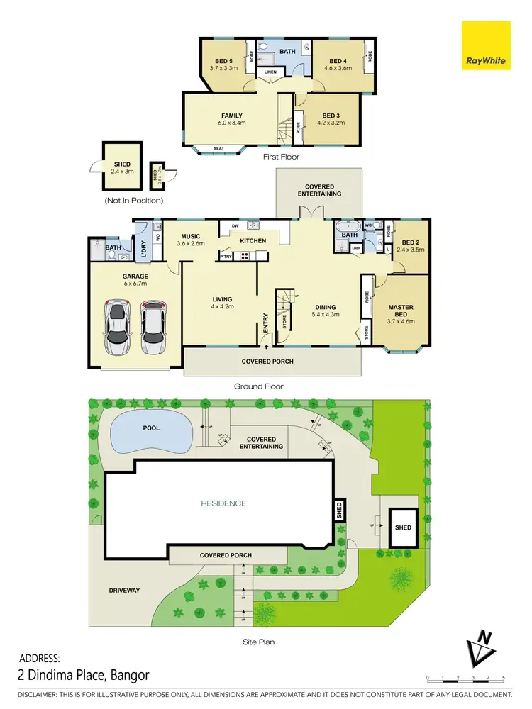 Floorplan of Homely house listing, 2 Dindima Place, Bangor NSW 2234