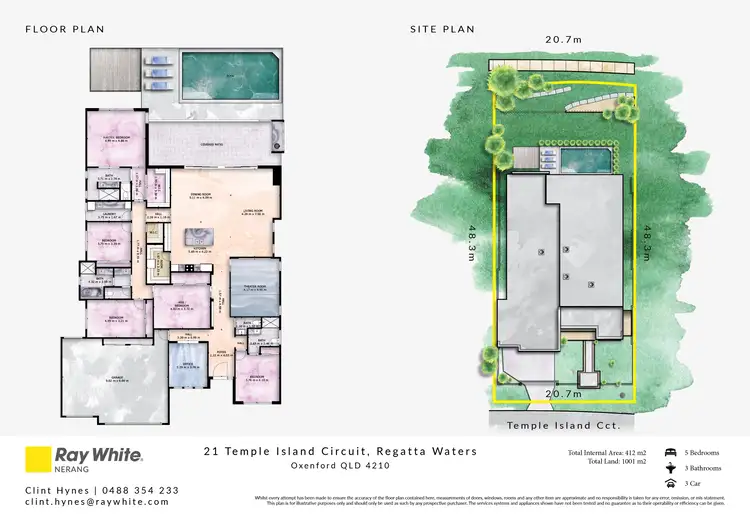 Floorplan of Homely house listing, 21 Temple Island Circuit, Oxenford QLD 4210