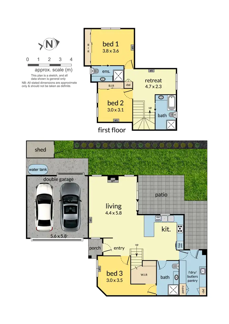 Floorplan of Homely townhouse listing, 2/18 Lotus Crescent, Mulgrave VIC 3170