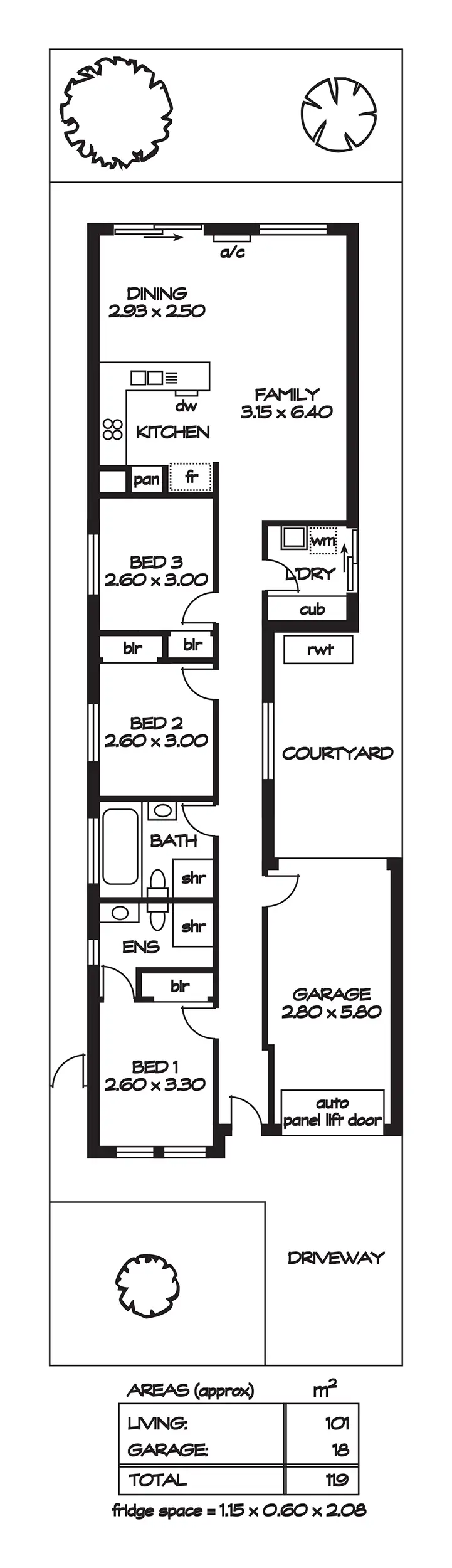 Floorplan of Homely house listing, 59 Graeber Road, Smithfield SA 5114