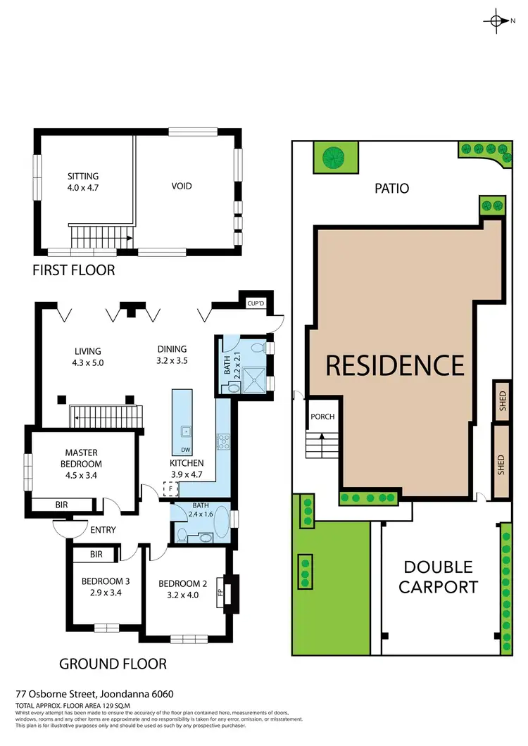 Floorplan of Homely house listing, 77 Osborne Street, Joondanna WA 6060