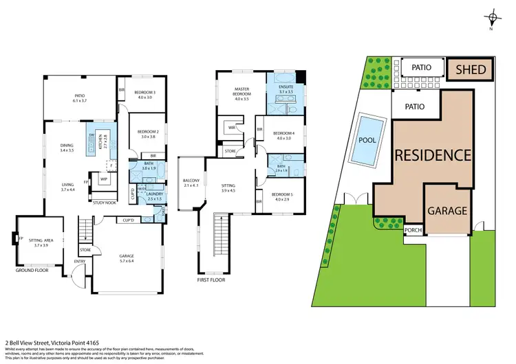 Floorplan of Homely house listing, 2 Bell View Street, Victoria Point QLD 4165
