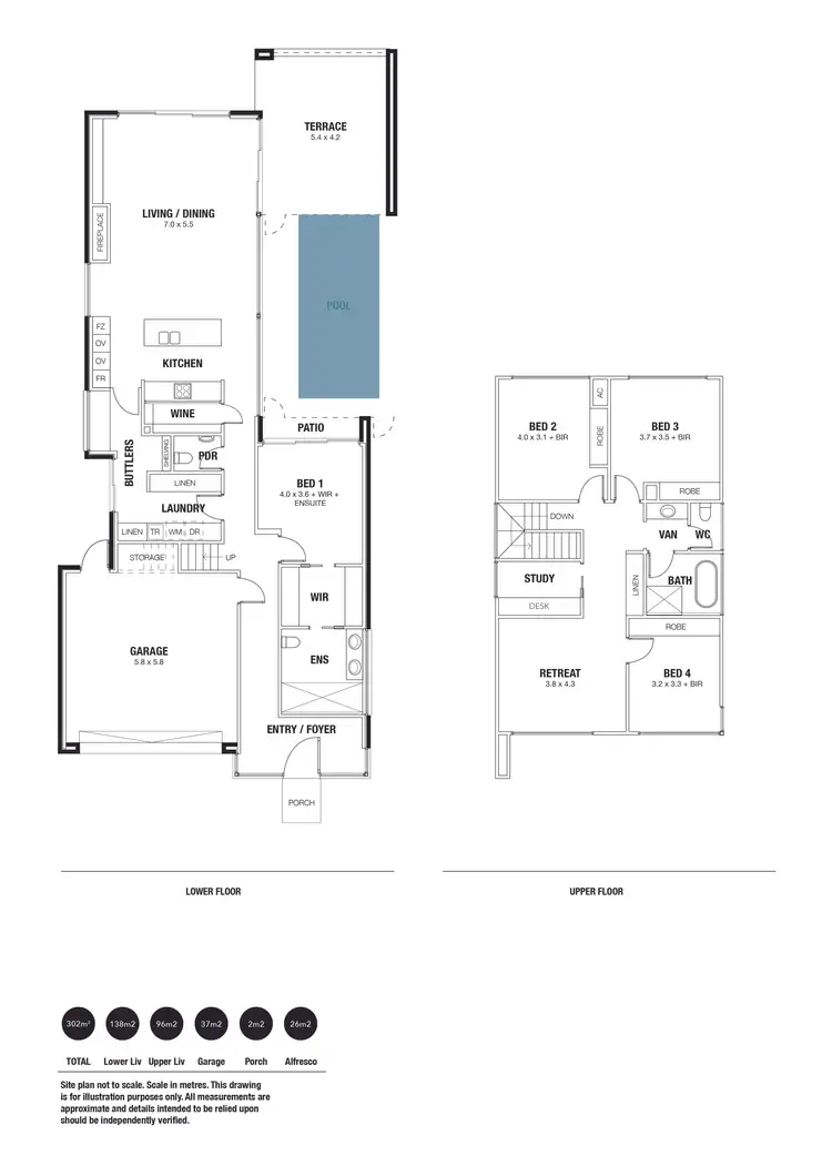 Floorplan of Homely house listing, Lot 101/5 Oxley Street, Somerton Park SA 5044