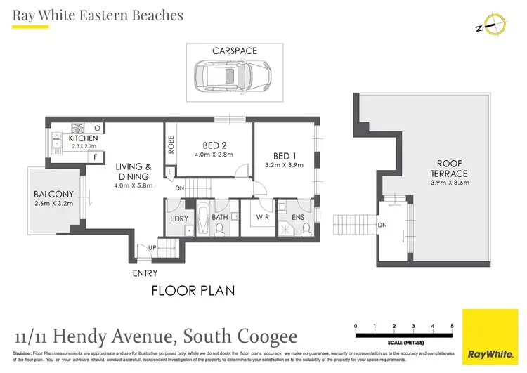 Floorplan of Homely apartment listing, 11/11-13 Hendy Avenue, Coogee NSW 2034