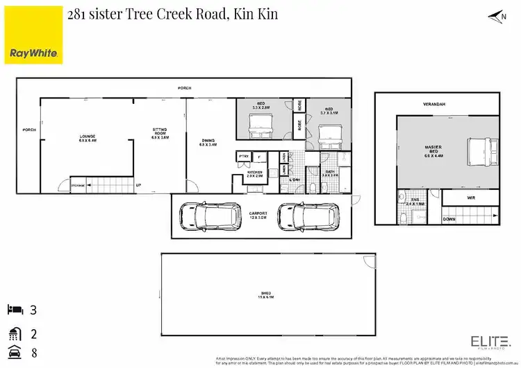 Floorplan of Homely rural property listing, 281 Sister Tree Creek Road, Kin Kin QLD 4571