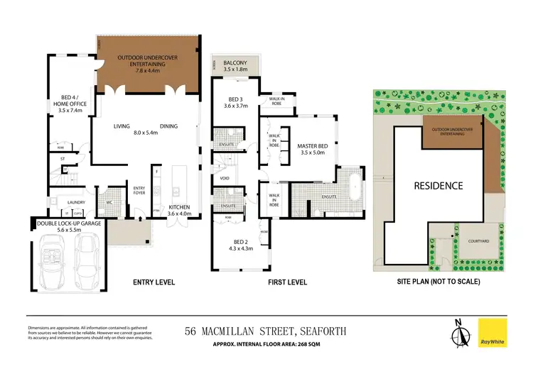Floorplan of Homely house listing, 56 Macmillan Street, Seaforth NSW 2092