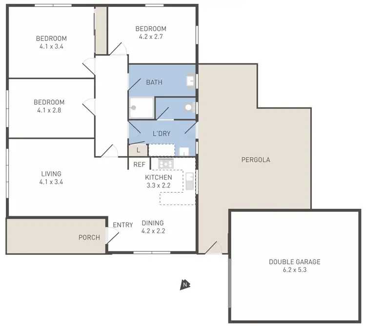 Floorplan of Homely house listing, 3 Centenary Crescent, Werribee VIC 3030
