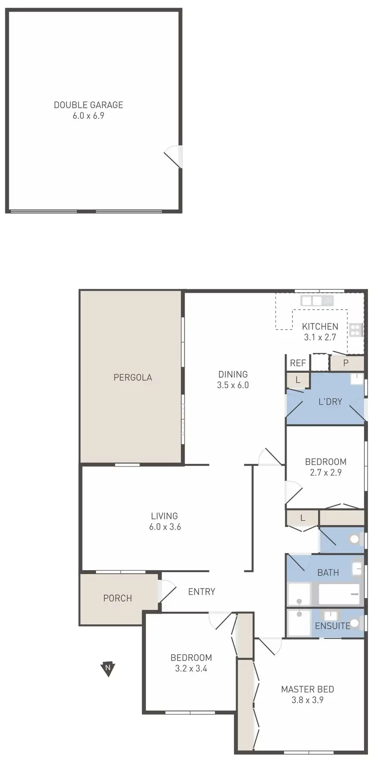 Floorplan of Homely house listing, 12 Berrigan Court, Werribee VIC 3030