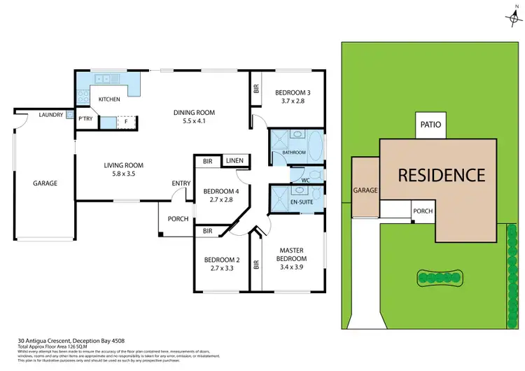 Floorplan of Homely house listing, 30 Antigua Crescent, Deception Bay QLD 4508