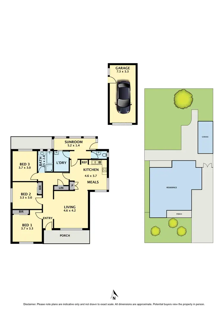 Floorplan of Homely house listing, 64 Denys Street, Fawkner VIC 3060