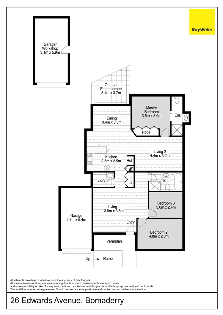 Floorplan of Homely house listing, 26 Edwards Avenue, Bomaderry NSW 2541