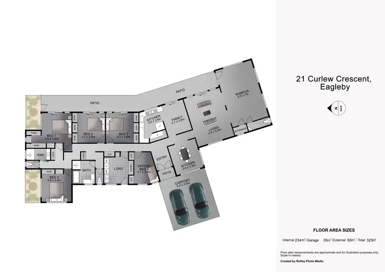 Floorplan of Homely house listing, 21 Curlew Crescent, Eagleby QLD 4207