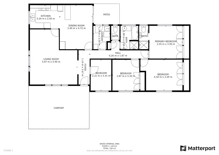Floorplan of Homely house listing, 21 Logan Street, Swan Hill VIC 3585