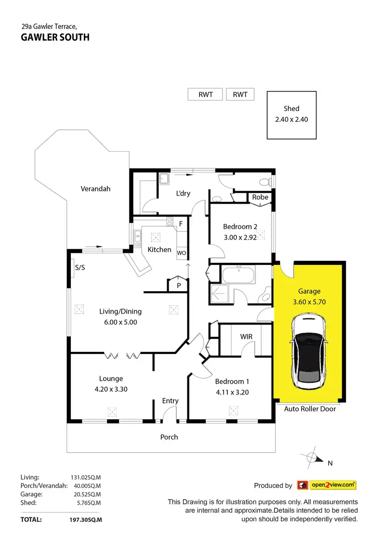 Floorplan of Homely house listing, 29A Gawler Terrace, Gawler South SA 5118