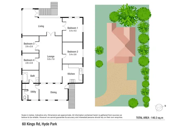 Floorplan of Homely house listing, 60 Kings Road, Hyde Park QLD 4812