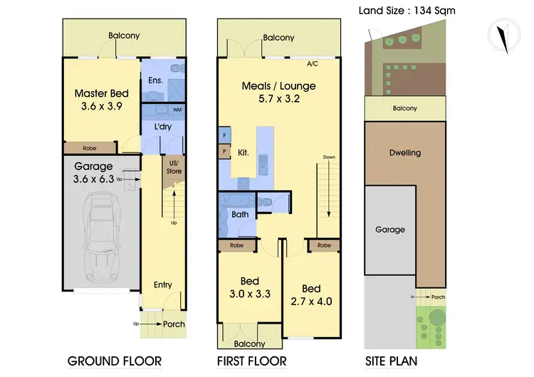 Floorplan of Homely house listing, 22 Harmony Drive, Diamond Creek VIC 3089