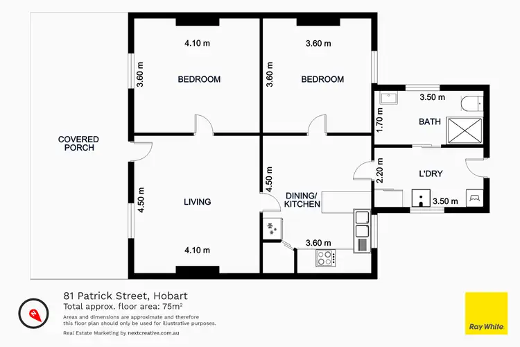 Floorplan of Homely house listing, 81 Patrick Street, Hobart TAS 7000