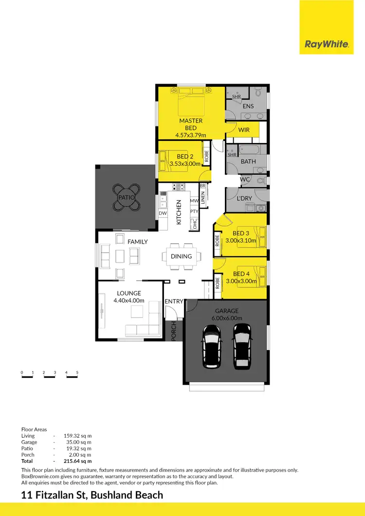 Floorplan of Homely house listing, 11 Fitzallan Street, Bushland Beach QLD 4818