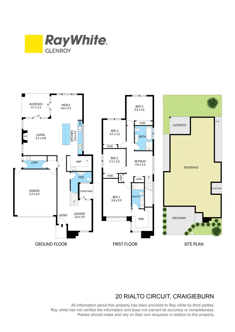Floorplan of Homely house listing, 20 Rialto Circuit, Craigieburn VIC 3064