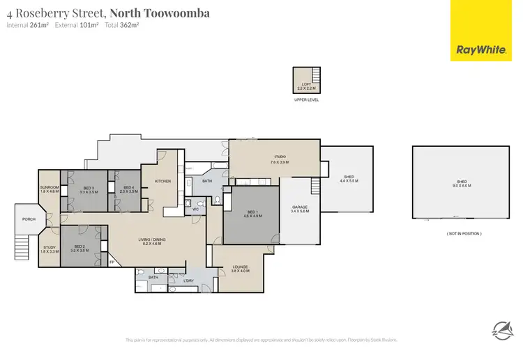 Floorplan of Homely house listing, 4 Roseberry Street, North Toowoomba QLD 4350