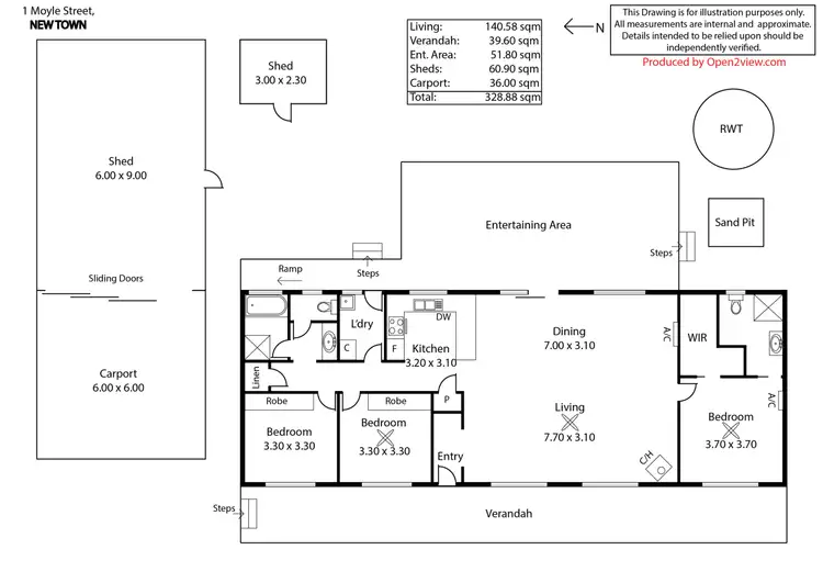 Floorplan of Homely house listing, 1 Moyle Street, Kadina SA 5554