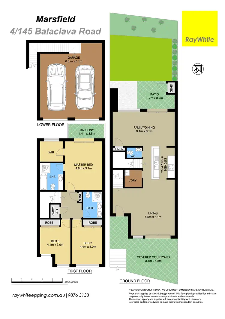 Floorplan of Homely townhouse listing, 4/145 Balaclava Road, Marsfield NSW 2122