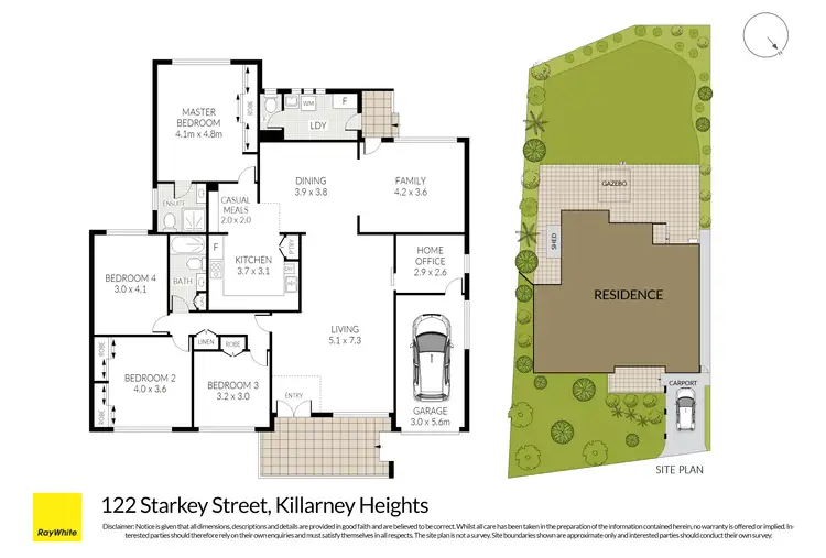 Floorplan of Homely house listing, 122 Starkey Street, Killarney Heights NSW 2087