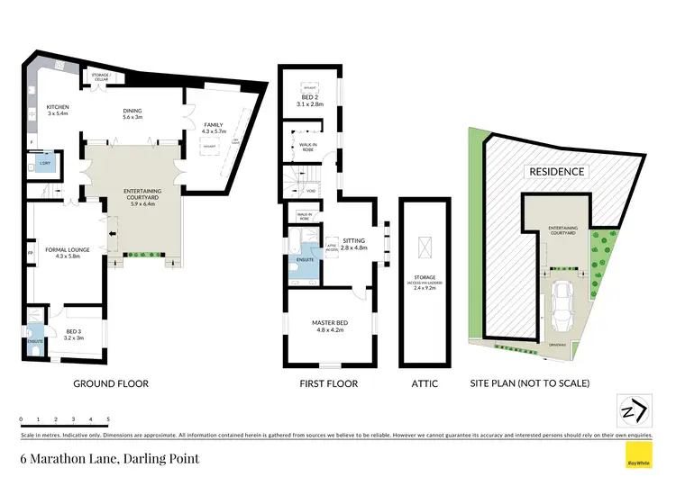 Floorplan of Homely house listing, 6 Marathon Lane, Darling Point NSW 2027