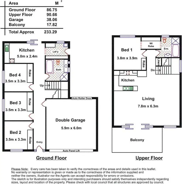 Floorplan of Homely house listing, 3 Islesworth Street, North Beach SA 5556