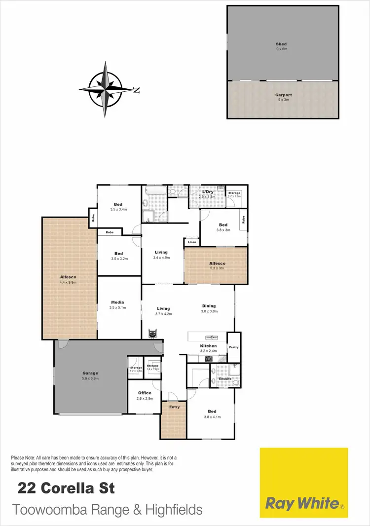 Floorplan of Homely house listing, 22 Corella Street, Meringandan West QLD 4352