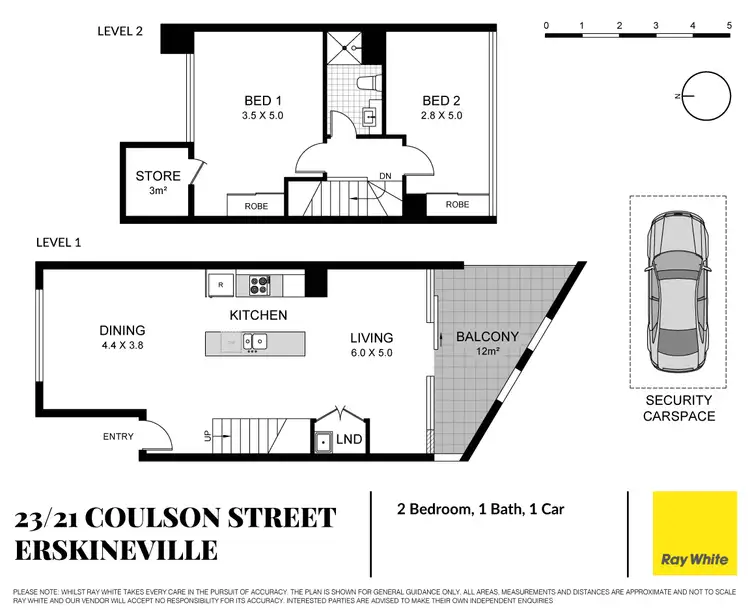 Floorplan of Homely apartment listing, 23/21-25 Coulson Street, Erskineville NSW 2043