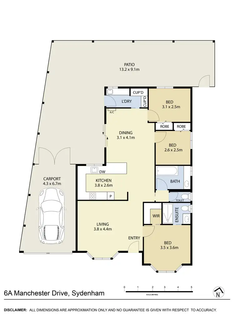 Floorplan of Homely house listing, 6a Manchester Drive, Sydenham VIC 3037