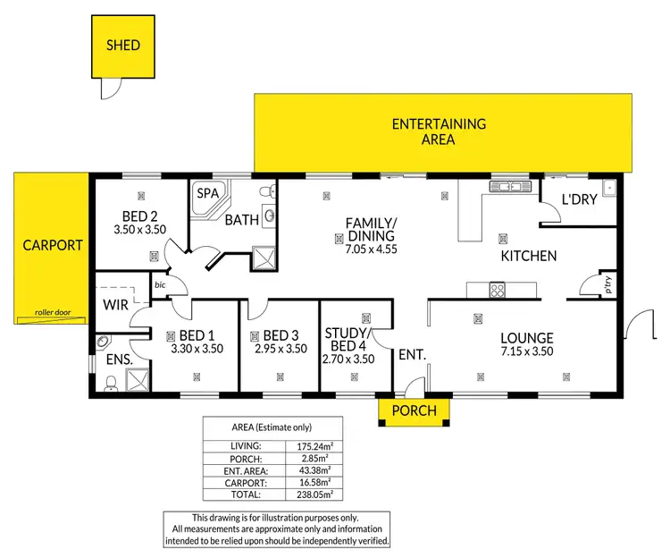 Floorplan of Homely house listing, 15 Bates Court, Greenwith SA 5125