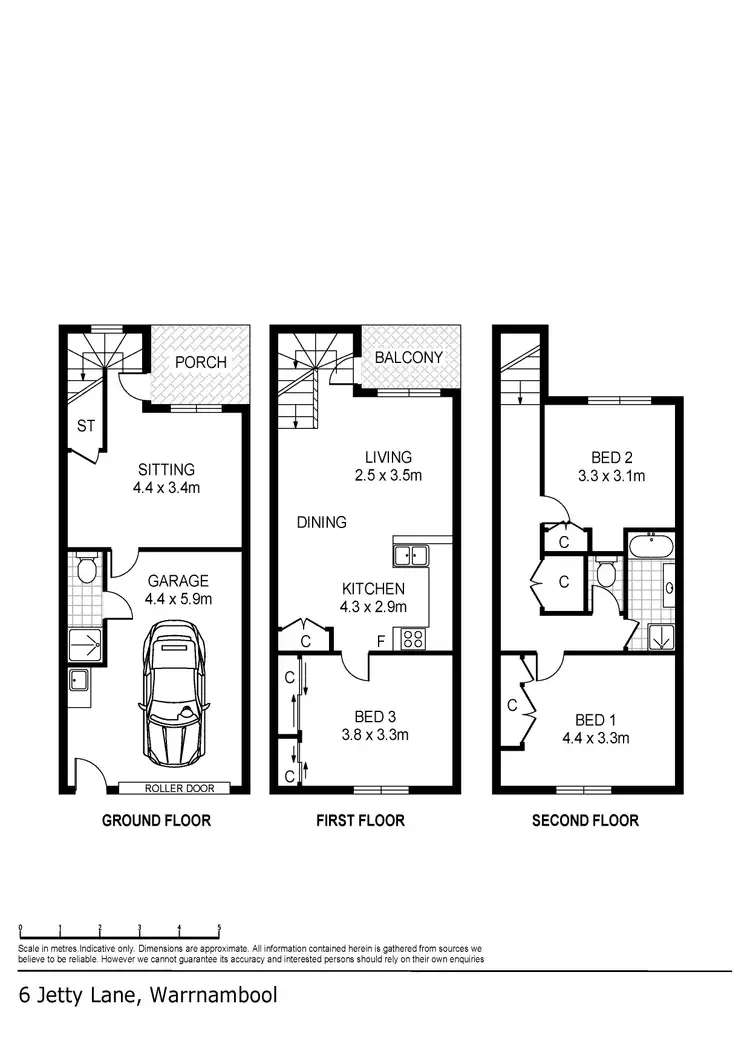 Floorplan of Homely house listing, 6 Jetty Lane, Warrnambool VIC 3280