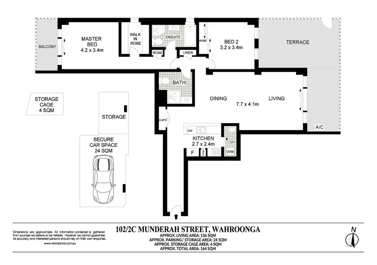 Floorplan of Homely apartment listing, 102/2C Munderah Street, Wahroonga NSW 2076