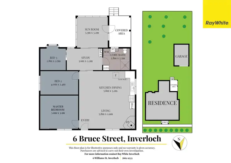 Floorplan of Homely house listing, 6 Bruce Street, Inverloch VIC 3996