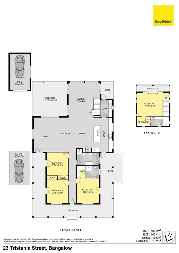 Floorplan of Homely house listing, 23 Tristania Street, Bangalow NSW 2479