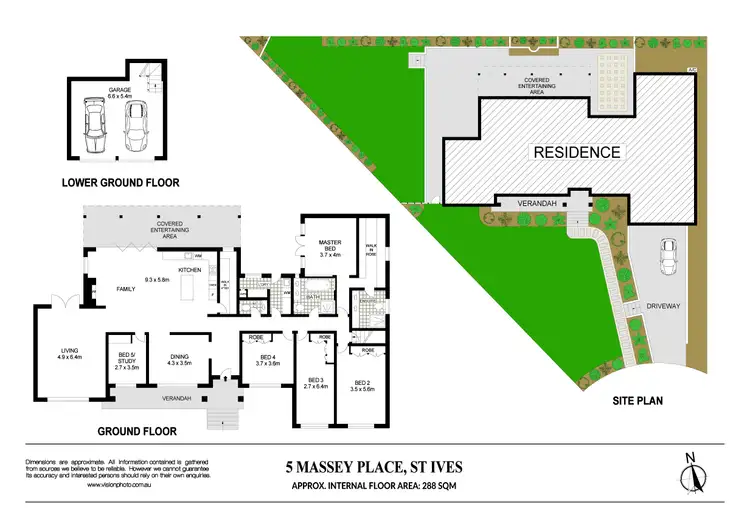 Floorplan of Homely house listing, 5 Massey Place, St Ives NSW 2075