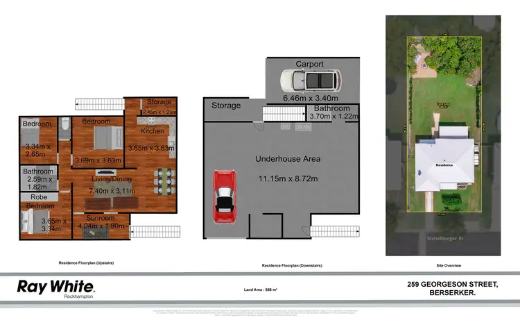 Floorplan of Homely house listing, 259 Georgeson Street, Berserker QLD 4701