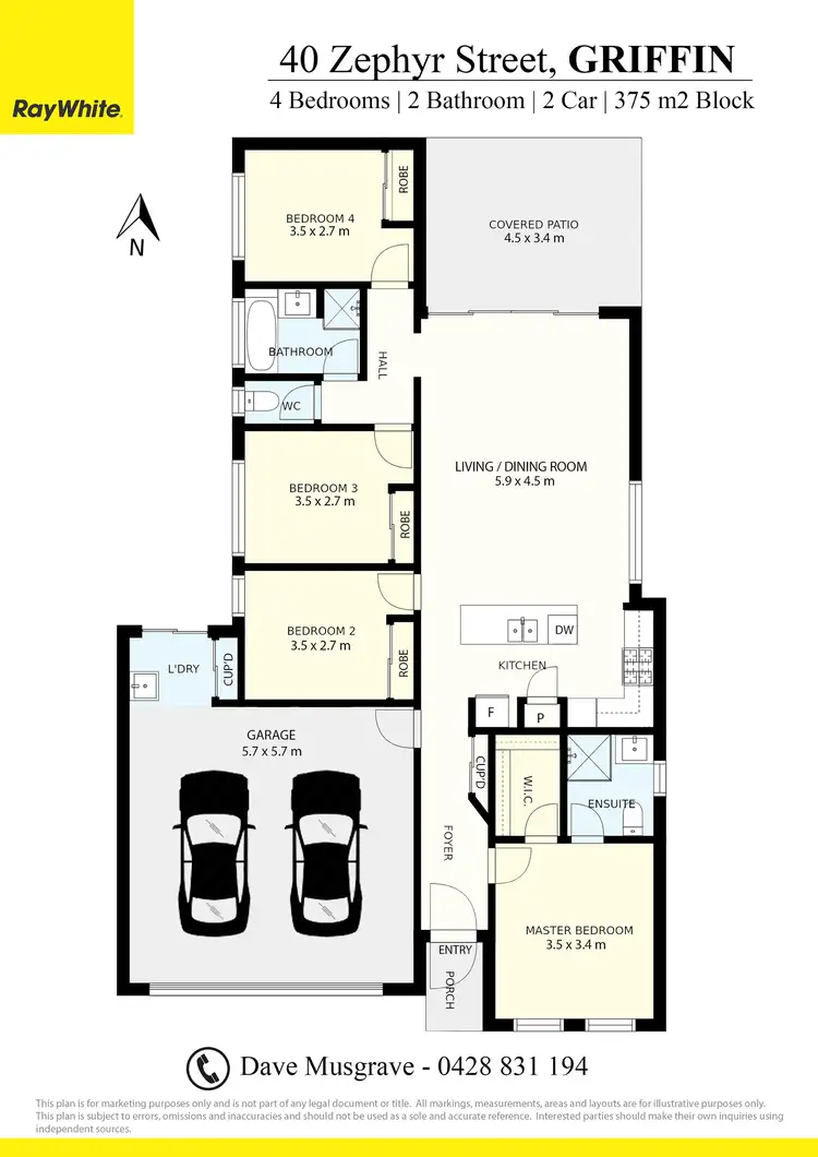 Floorplan of Homely house listing, 40 Zephyr Street, Griffin QLD 4503